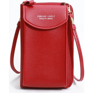 Kadın Pu Deri Crossbody Kart Tutucu Messenger Çanta (Yurt Dışından)