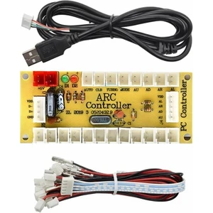 Roba Arcade USB Kontrol Kart Seti Pc Joystick Oyun Kol Konsol Buton Kablo Kit 5V Diy Sıfır Gecikme Kit