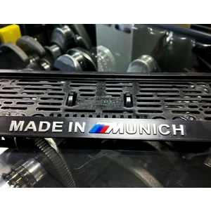 Made In Munıch Ön ve Arka Plakalık