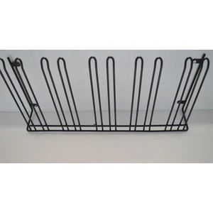 Filamento Bar Siyah Kadehlik Paslanmaz Metal Tavana Montaj Kadeh Askısı Bardaklık, 5 Bölmeli