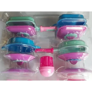 16 Parça Oyuncak Tava Tencere Çatal Bıcak Tuzluk Tabak Yağlık Mutfak Seti