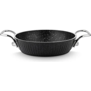 Maya Indüksiyon Taban Granit Sahan Metal Kulp - Siyah