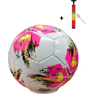 Top Rock Store Dikişli Futbol Topu 5 Numara 3 Astar Şişirme Pompası Hediyeli