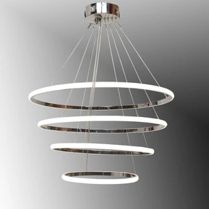 TT Aydınlatma TT300-4 Kr Tt Aydınlatma Halka 4 Lü Krom Kaplama LED Avize