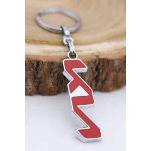 Yeni Kia Anahtarlık Mineli Metal Otomobil Anahtarlığı Krom Kaplamalı