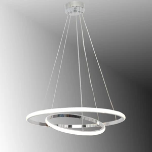 TT Aydınlatma TT300-2 Kr Tt Aydınlatma Halka 2 Li Krom LED Avize