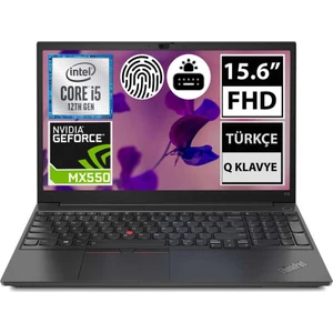 E15 21E60073TX I5-1235U 16GB 512SSD MX550 15.6" Fullhd Freedos Taşınabilir Bilgisayar