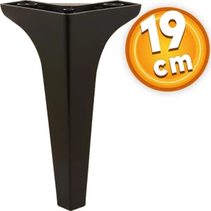 Lüks Mobilya Kanepe Sehpa Tv Ünitesi Koltuk Ayağı 19 cm Siyah Baza Ayak