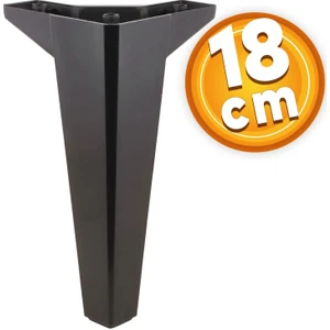 Lüks Mobilya Kanepe Sehpa Tv Ünitesi Koltuk Ayağı 18 cm Siyah Baza Ayak