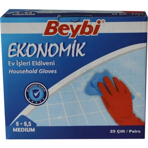Ekonomik Eldiven Medium 8-8,5 / 25'li Paket