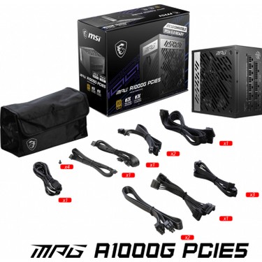 MSI PSU MPG A1000G PCIE5 1000W 80+ GOLD POWER SUPPLY Fiyatı