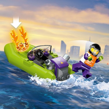 LEGO® City İtfaiye Kurtarma Teknesi 60373 - 5 Yaş & Üzeri Fiyatı