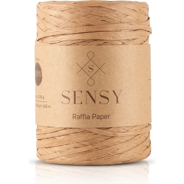 Sensy Premium 400 Metre Rafya Ip Çanta Ipi Raffia Ip Kağıt Ip Supla Ipi 250 Gram Rafya