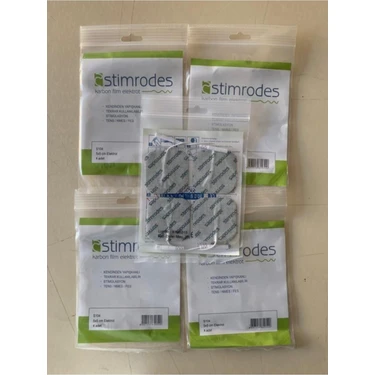 Stimrodes Tens Pedi 5 Adet Kablolu Elektrod 5x5 cm Kas Uyarımı ve Kullanım Kolaylığı