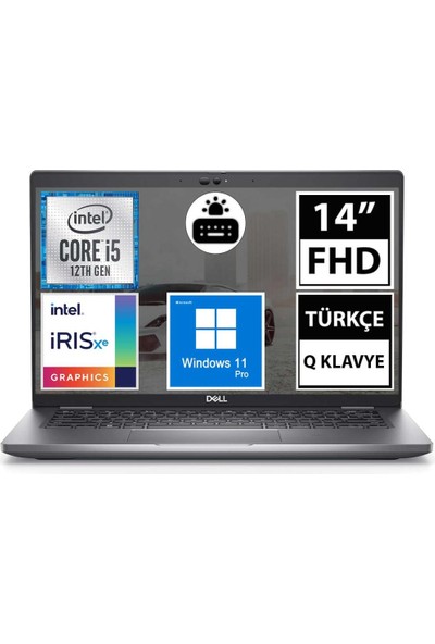 Dell Latitude 5430 N103L5430EMEA029A1 İntel Core i5-1235U 16GB 512SSD 14" Fullhd Windows 11 Pro Taşınabilir Bilgisayar
