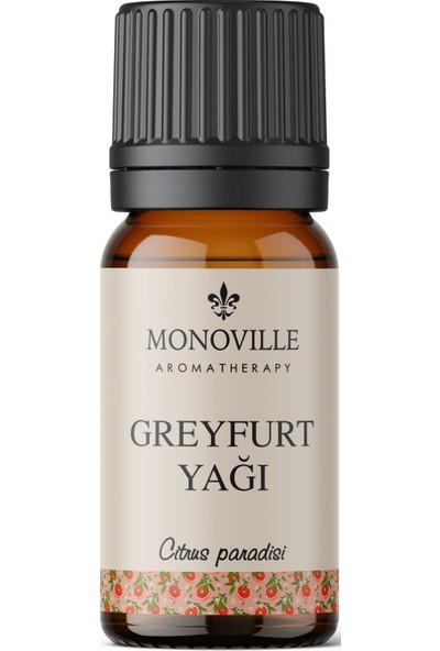 Monoville Greyfurt Uçucu Yağı % 100 Saf 10 ml