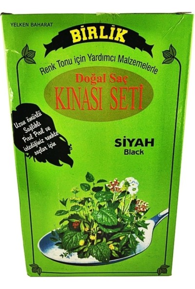 Birlik Kına Seti Siyah