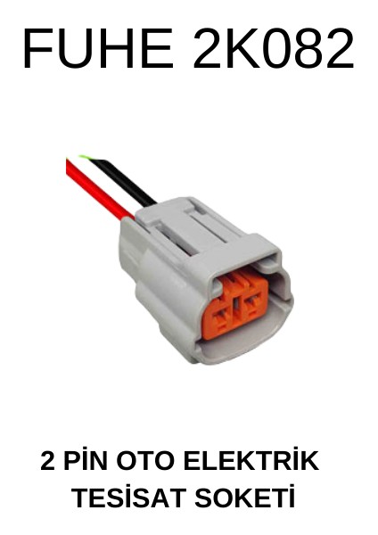 2 Pin Oto Elektrik Tesisat Soketi