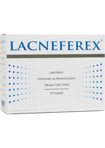 Lacneferex 60 Kapsül Laktoferrin Vitamin Ve Mineral S.K.T 01.2023