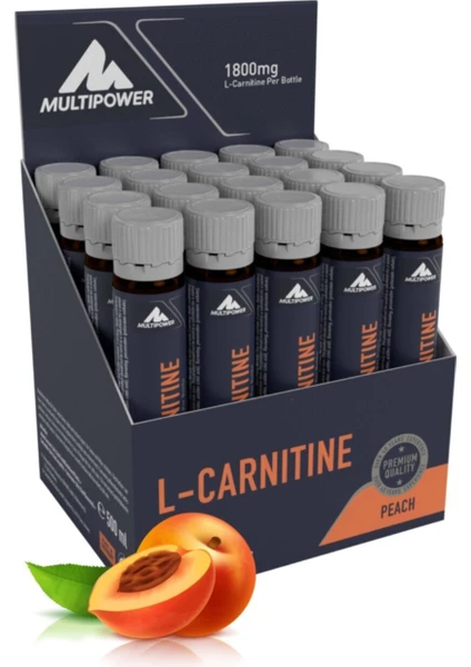 L-Carnitine Liquid 20x25 Ml Şeftali Aromalı