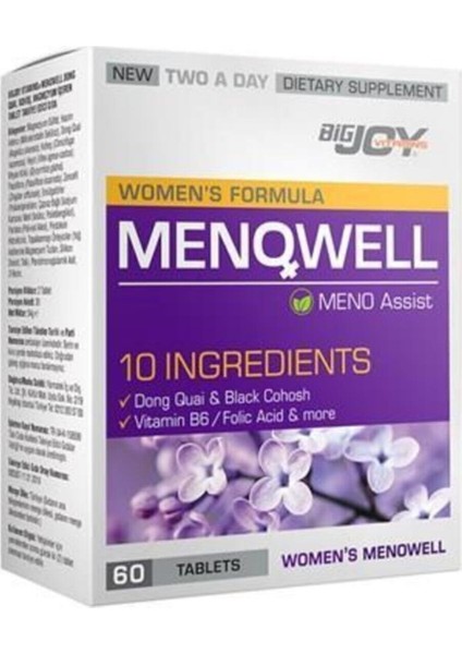 Vitamins Menowell - 60 Tablet Bigjoy