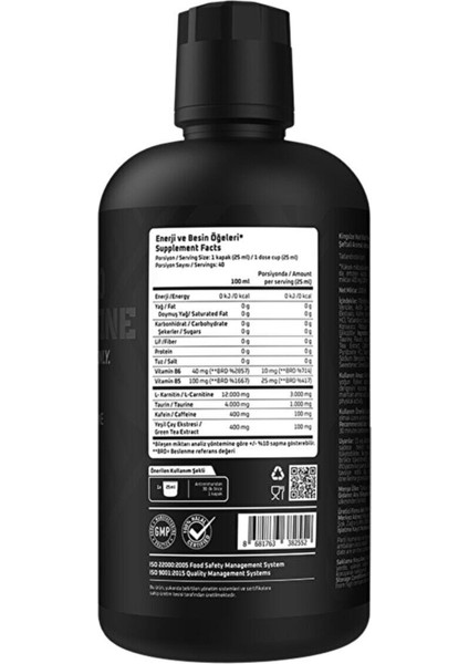 Kingsize Nutrition Thermo Carnitine 1000 Ml