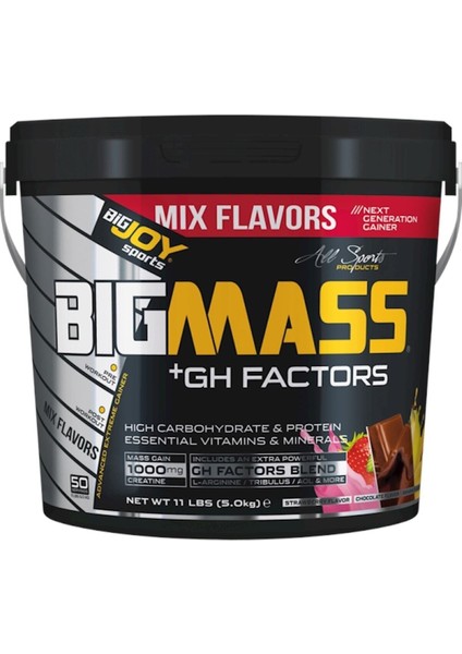 Bigjoy Sports Bıgmass Gainer Gh Factors Mıx 5kg Bigjoy