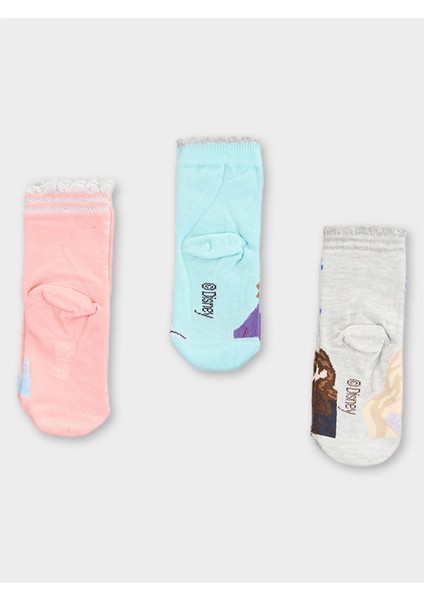 Lisanslı Kız Çocuk 3 Çift Soket Çorap 20522 fiyatları