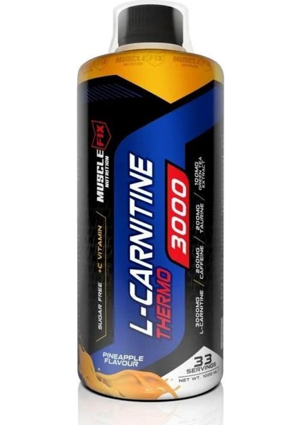 Musclefix L-Carnitine Thermo 3000 mg 1lt