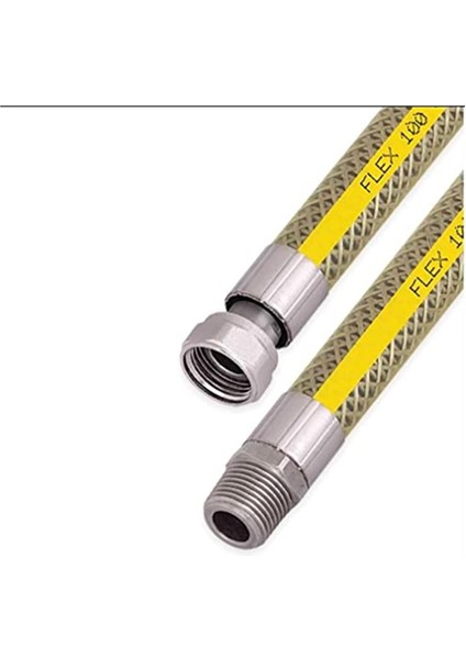 Doğalgaz Flex Bağlantı Hortumu Gaz Flexi 100 cm