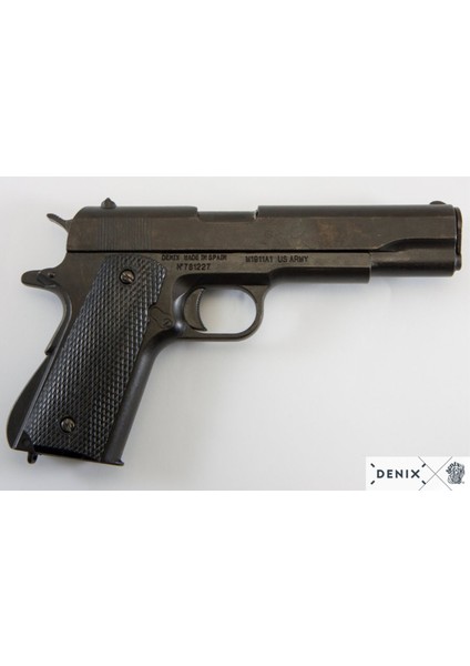 Dnx Tarihi Silahlar › Denix Koleksiyon Grubu-Otomatik .45 Tabanca M1911A1, Abd 1911 (Birinci Dünya Savaşı ve Iı)-Orijinalden Ilham Alan Tasarım.