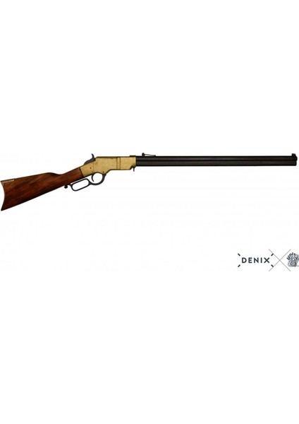 Dnx Tarihi Silahlar › Denix Koleksiyon Grubu-Sekizgen Namlulu Henry Tüfeği, Abd 1860-ORIJINALDEN Ilham Alan Tasarım.