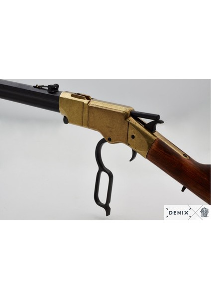 Dnx Tarihi Silahlar › Denix Koleksiyon Grubu-Sekizgen Namlulu Henry Tüfeği, Abd 1860-ORIJINALDEN Ilham Alan Tasarım. fırsatları