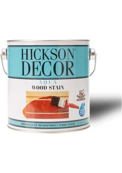 Hickson Decor Aqua Wood Stain 2,5 Lt Burma