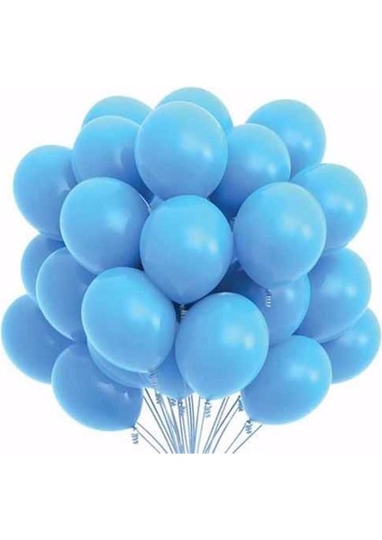 Lastik Lateks Mat Balon 25 Adet Kırmızı Siyah Sarı Turuncu Pembe Mavi Mor Yeşil Küf Yeşili Şeffaf Lacivert Fuşya Gri Kahverengi