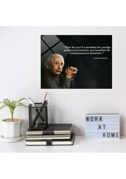 Einstein | Cam Tablo | Uzman Tanımı |