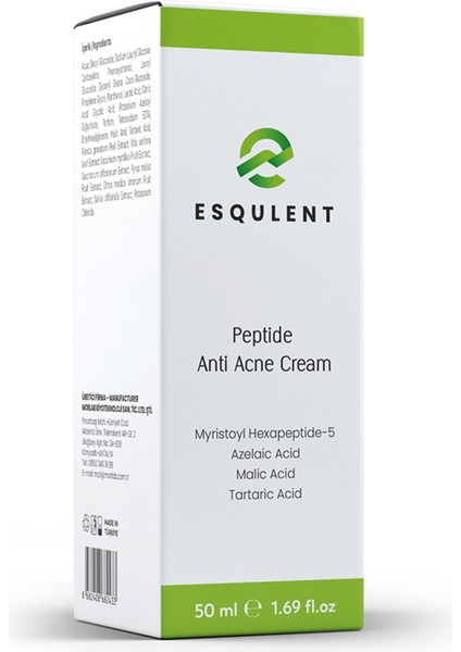 Peptitli Krem 50 ml - Peptide Anti Acne Cream