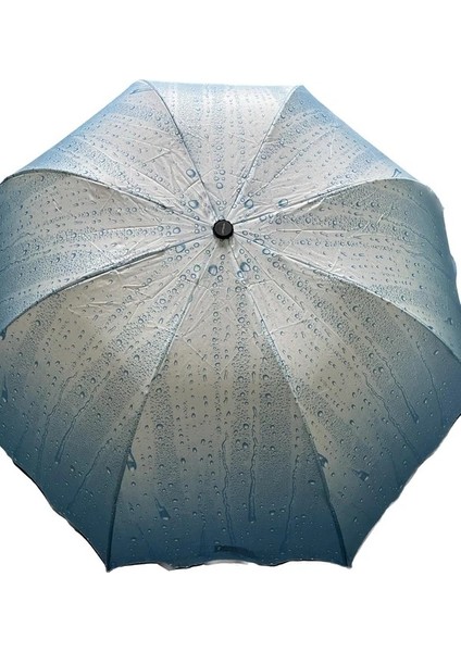 Eleven Market Rüzgarda Kırılmayan Su Damlacıklı Duman Rengi Kadın Şemsiye indirimleri