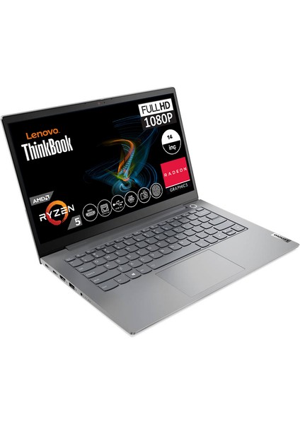 Thinkbook 14 G4 Amd Ryzen 5 5625U 16GB 1TB SSD 14" FHD Freedos Taşınabilir Bilgisayar 21DK0059TX002+ Zetta Çanta