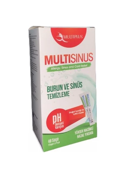 Multisinüs Burun ve Sinüs Temizleme Yedek Kiti 48 Saşe - Şişesiz İçerik