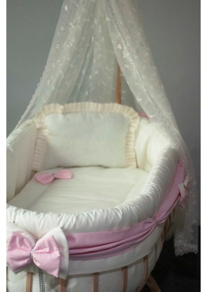 Sepet Beşik Bebek Uyku Seti Scarf (AHŞAP BEŞİK SETE DAHİL DEĞİLDİR)
