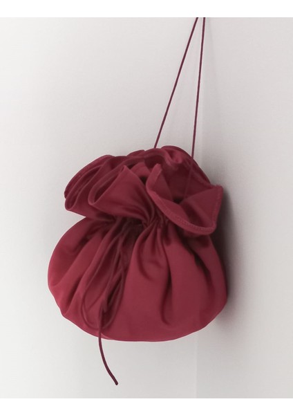 Bordo Gelin Takı Kesesi