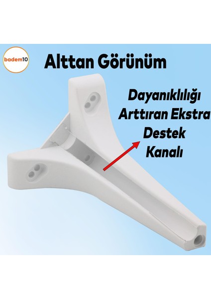 Sedef Lüks Mobilya Kanepe Sehpa Tv Ünitesi Koltuk Ayağı 19 cm Beyaz Baza Ayakları fiyatları