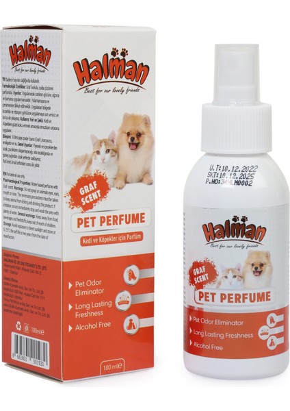 Graf Scent Kedi ve Köpek Parfümü 100 ML