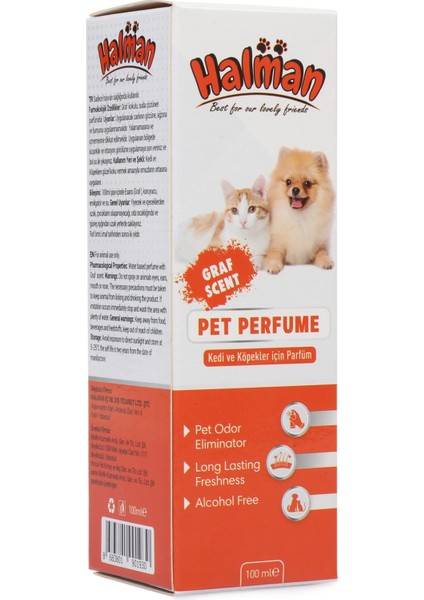 Graf Scent Kedi ve Köpek Parfümü 100 ML