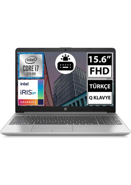 Hp 250 G9 6Q8M9ES İntel Core i7-1260P 16GB 512SSD 15.6" Fullhd Freedos Taşınabilir Bilgisayar