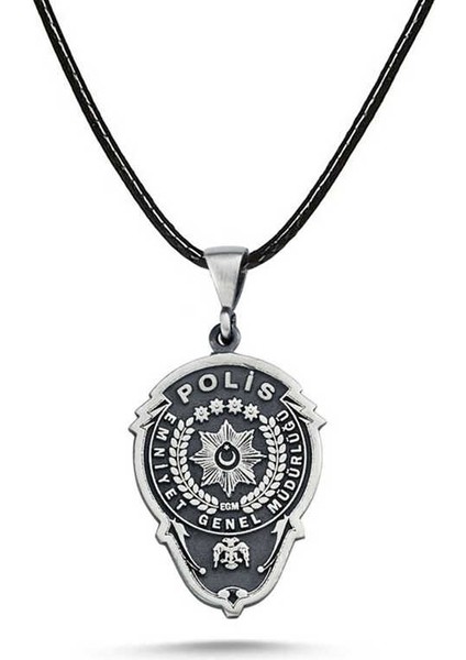 Gümüş Emniyet Teşkilatı Polis Armalı Kolye fiyatları