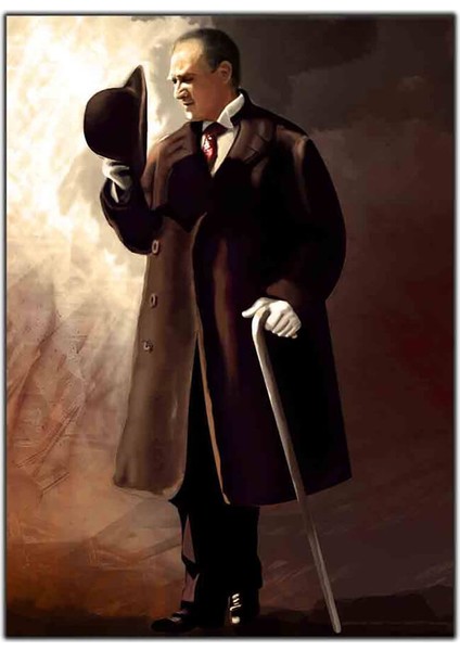 Atatürk Kanvas Tablo