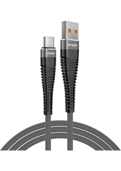 3A Micro USB 1m Gri Data + Sarj Kablosu