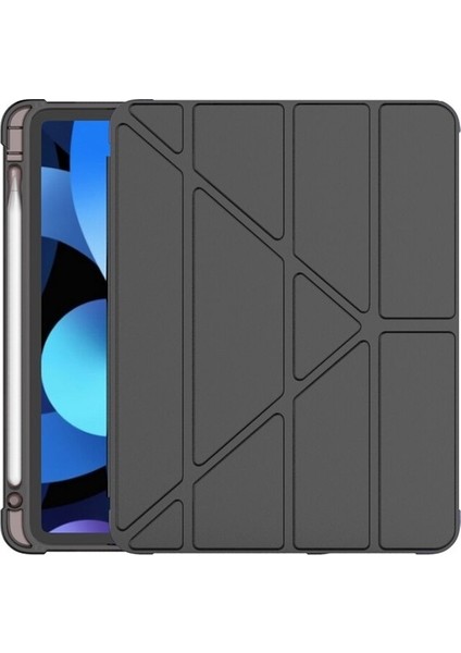 Galaxy Tab A8 10.5 SM-X200 (2021) Uyumlu Kalemlikli Premium Standlı Katlanabilir Uyku Modu Özellikli Tablet Kılıfı